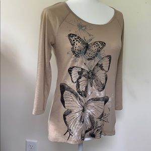 BUTTERFLY TEE